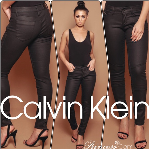 Calvin Klein Denim - Calvin Klein Coated Power Stretch Legging Jean Sz6